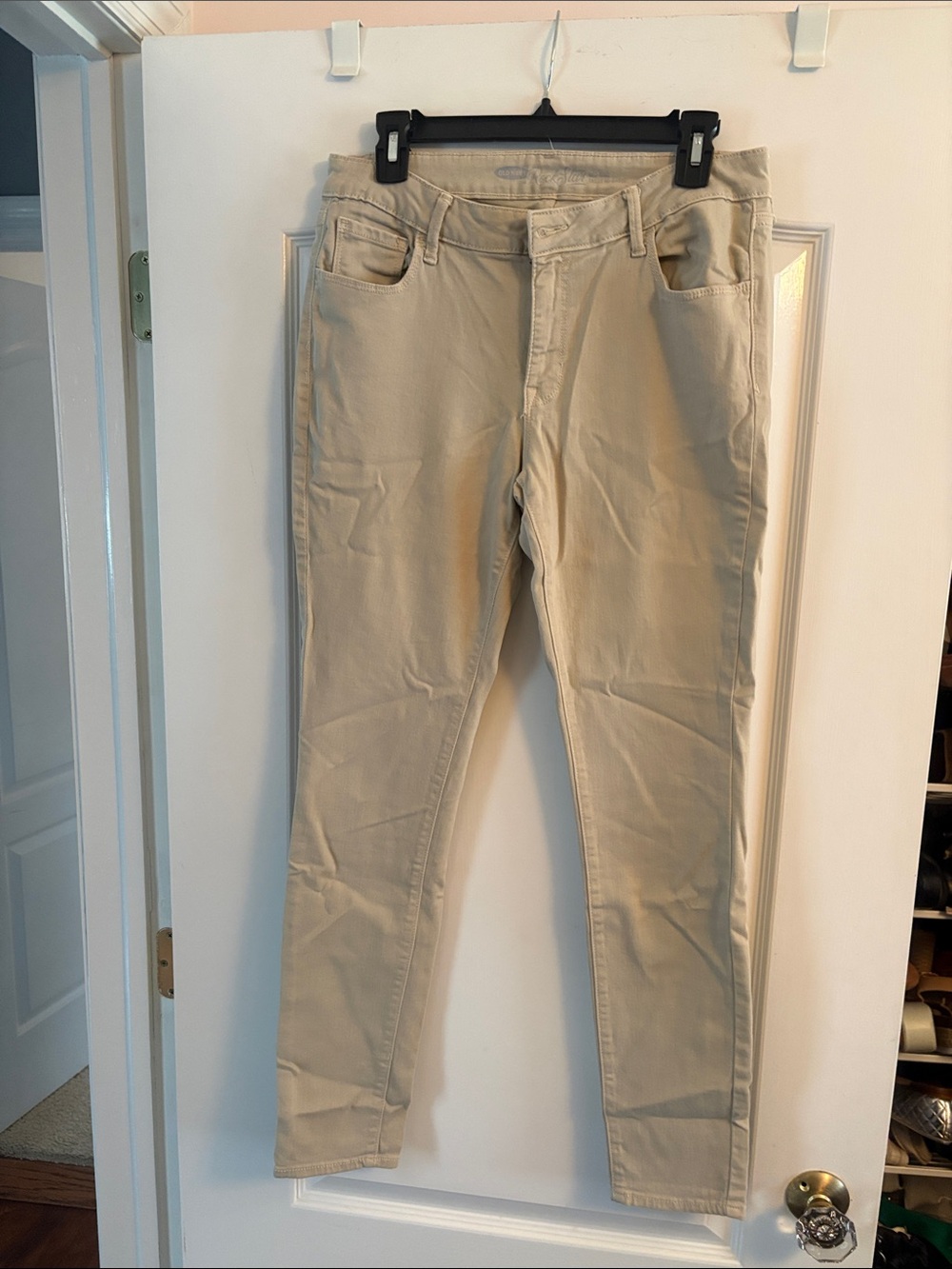 Old Navy Khaki Straight-Leg Pants